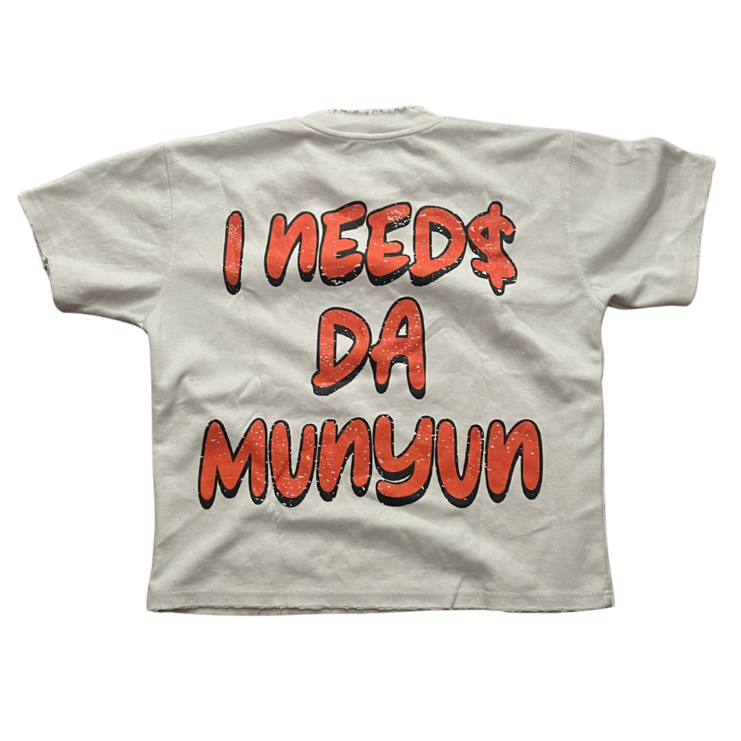 ’Munyunn’ tee (white)